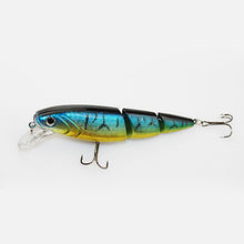 Load image into Gallery viewer, 1PCS Jointed Fishing lure 10.5CM/15G Minnow plastic artificial fishing wobbler tools jerk fish esca tackle