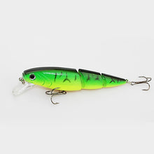 Load image into Gallery viewer, 1PCS Jointed Fishing lure 10.5CM/15G Minnow plastic artificial fishing wobbler tools jerk fish esca tackle