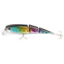 Load image into Gallery viewer, 1PCS Jointed Fishing lure 10.5CM/15G Minnow plastic artificial fishing wobbler tools jerk fish esca tackle