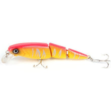 Load image into Gallery viewer, 1PCS Jointed Fishing lure 10.5CM/15G Minnow plastic artificial fishing wobbler tools jerk fish esca tackle