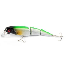 Load image into Gallery viewer, 1PCS Jointed Fishing lure 10.5CM/15G Minnow plastic artificial fishing wobbler tools jerk fish esca tackle