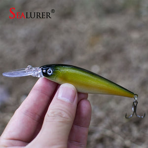 SEALURER Fishing lure 1pcs Pike Bait Minnow 11cm 10.5g Jerkbait Deep Swim Wobblers Crankbait