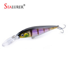 Load image into Gallery viewer, SEALURER Fishing lure 1pcs Pike Bait Minnow 11cm 10.5g Jerkbait Deep Swim Wobblers Crankbait