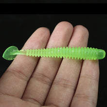 Load image into Gallery viewer, 2018 new T Tail 1pcs Soft fishing lure 10  Colors Bionics Bait  Easy Shiner 50mm 0.7g Swimbaits Silicone