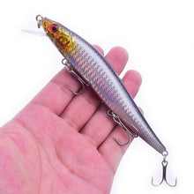 Load image into Gallery viewer, WDAIREN Minnow Fishing Lure 14g/22.5g Floating Artificial Hard Bait Bass Wobblers Lures Crankbait Pike Treble Hooks tackle