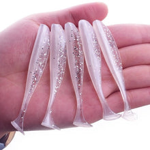 Load image into Gallery viewer, 10Pcs/lot Wobbler Fishing Lure 75mm 2.2g Easy Shiner Jig Swimbait Artificial Double Color Silicone Soft Bait Carp Bass Lures