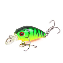 Load image into Gallery viewer, HAODIAOZHE 4.5cm 4.2g Crankbait Fishing Lure Artificial Crank Hard Bait Topwater Minnow Fishing Wobblers Japan Fish Lures YU209