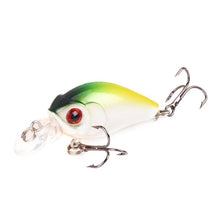 Load image into Gallery viewer, HAODIAOZHE 4.5cm 4.2g Crankbait Fishing Lure Artificial Crank Hard Bait Topwater Minnow Fishing Wobblers Japan Fish Lures YU209