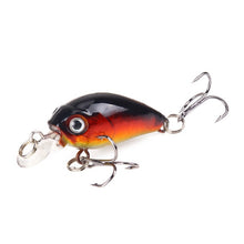 Load image into Gallery viewer, HAODIAOZHE 4.5cm 4.2g Crankbait Fishing Lure Artificial Crank Hard Bait Topwater Minnow Fishing Wobblers Japan Fish Lures YU209